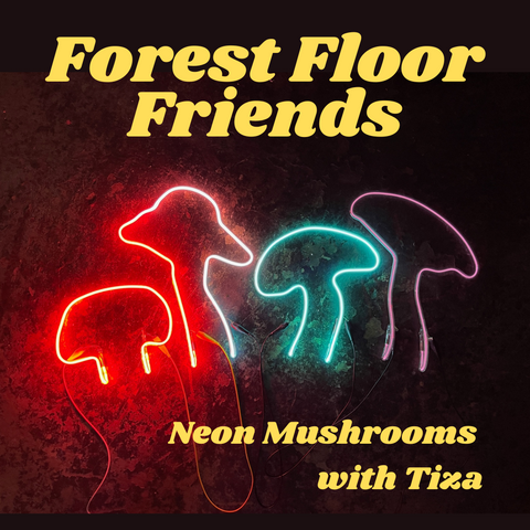 Forest Floor Friends: Neon Mushrooms with Leticia Maldonado, 6/2/24