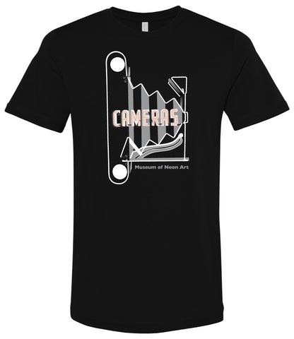 Iwata Camera Vintage Neon Sign T-shirt