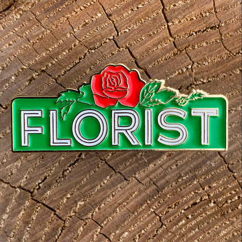 Florist Enamel Pin