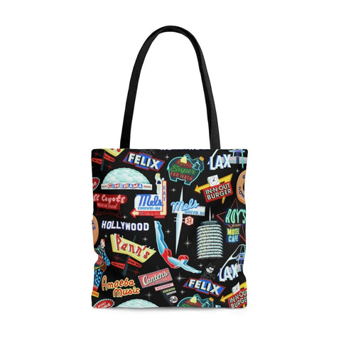 Vintage Neon Signs Southern California Tote Bag