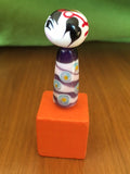 Handblown Kokeshi Glass Doll Figurine