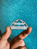 LAX Enamel Retro Pin - Merch Motel