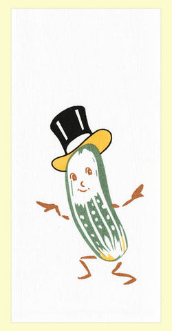 Vintage Mr. Pickle Flour Sack Towel