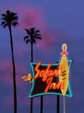 Safari Inn Neon Sign Print Bayley Wilson