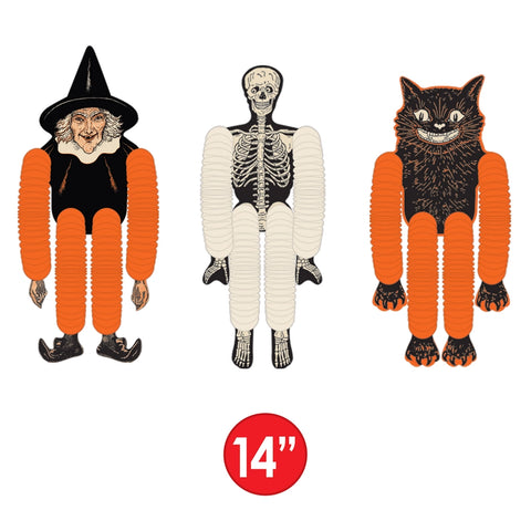 Vintage Halloween Tissue Dancers Beistle