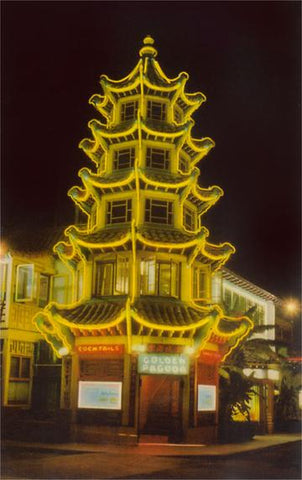 Golden Pagoda Note Card