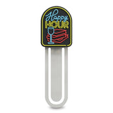 Happy Hour Neon Sign Bookmark