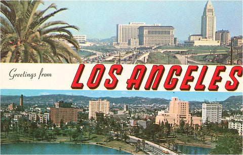 Greetings from Los Angeles Postcard