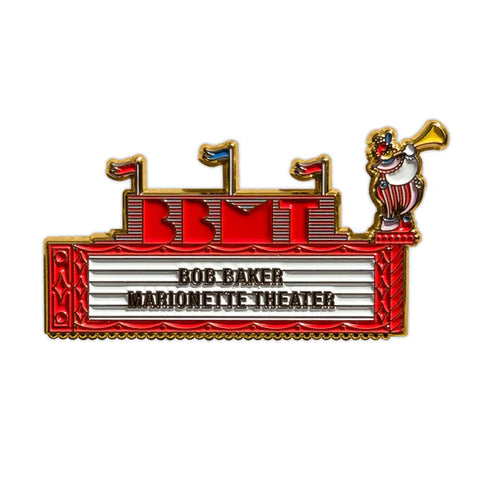 Bob Baker Marionette Theater Enamel Pin