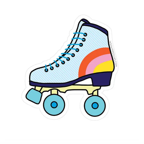 Retro Vinyl Roller Skate Sticker