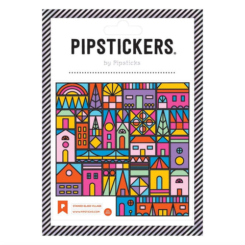 Vintage Theme Stain Glass Stickers