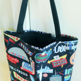 Vintage Neon Signs Southern California Tote Bag