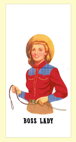 Boss Lady Cowgirl Sticker