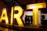 Art Neon Sign T-shirt - James McDemas