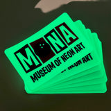 MONA "Midnight Bowl" Glow-in-the-Dark Vinyl Sticker