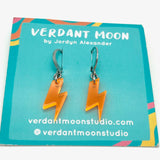 Verdant Moon Retro Geometric Earrings Collection
