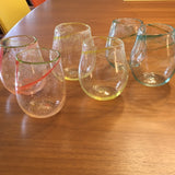 Handblown Glass Cups - Pair