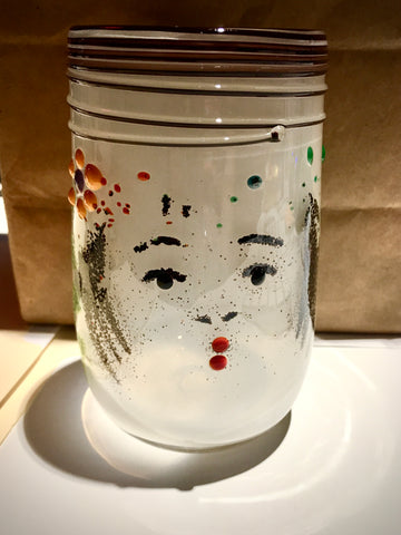 Handblown Glass Cup - Kokeshi Dolls – Museum of Neon Art