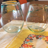 Handblown Glass Cups - Pair