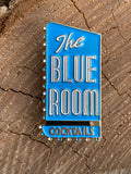 Blue Room Bar Sign Enamel Lapel Pin