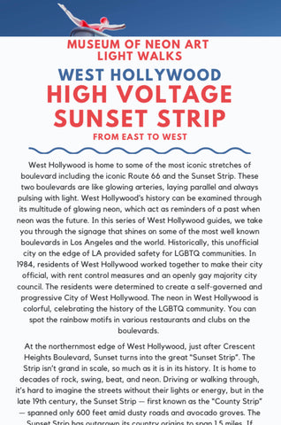 MONA Light Walks - High Voltage Sunset Strip