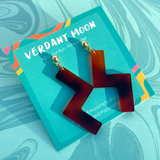 Retro Geometric Earrings by Verdant Moon Various